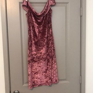 Club L crushed velvet dress